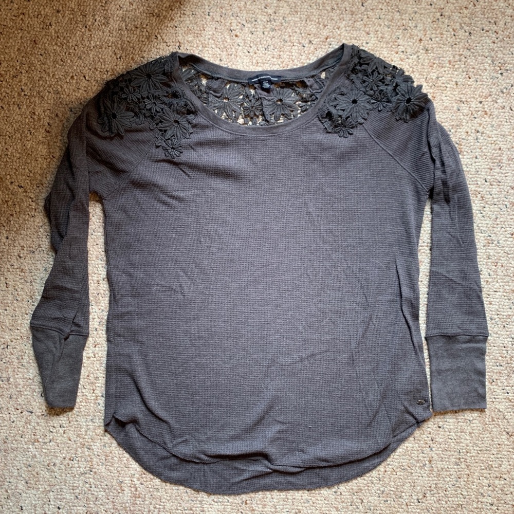 Grey American Eagle sweater